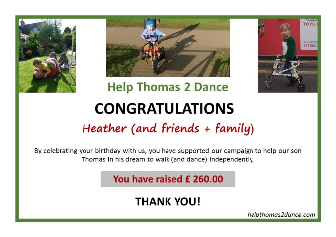 Congratulations Heather